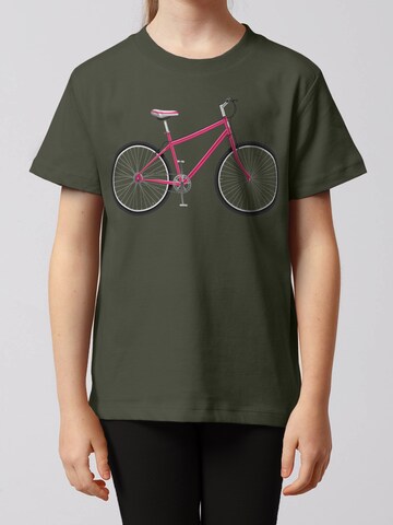 T-Shirt 'Pink Bike' watabout.kids en vert : devant
