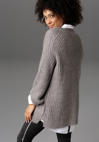 Aniston CASUAL Pullover in Grau