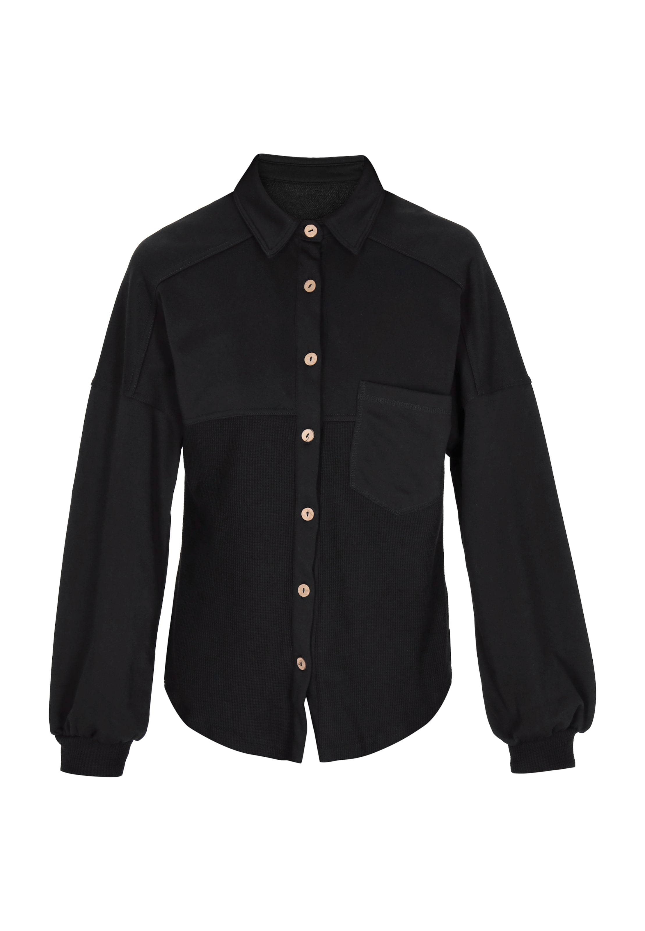 ROCKEASY Tussenjas in Zwart: voorkant