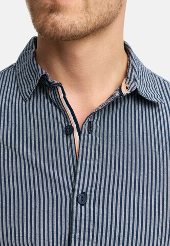 INDICODE JEANS Regular fit Overhemd 'Maribo' in Blauw