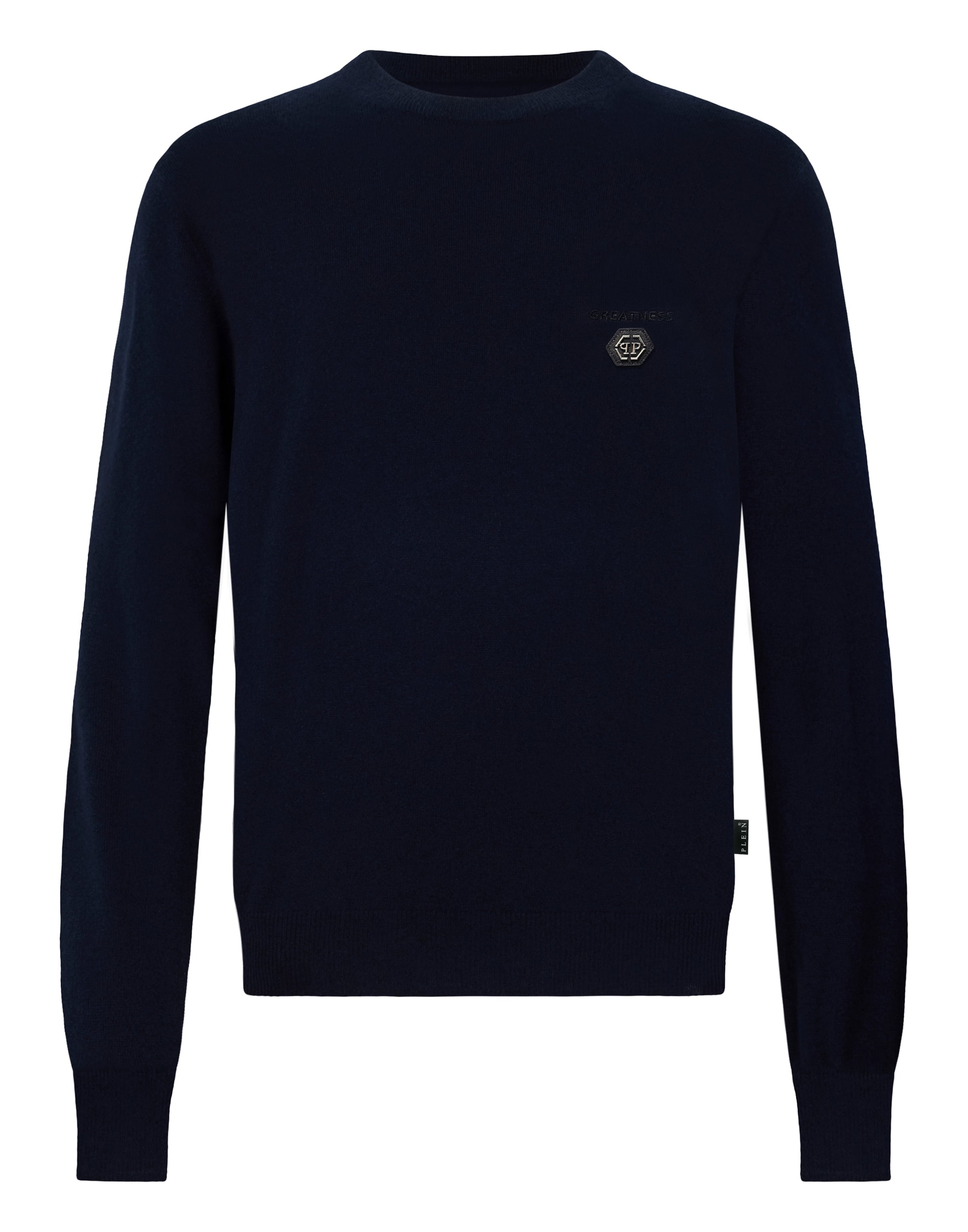 Philipp Plein Trui in XXXL in de kleur Navy, Productweergave
