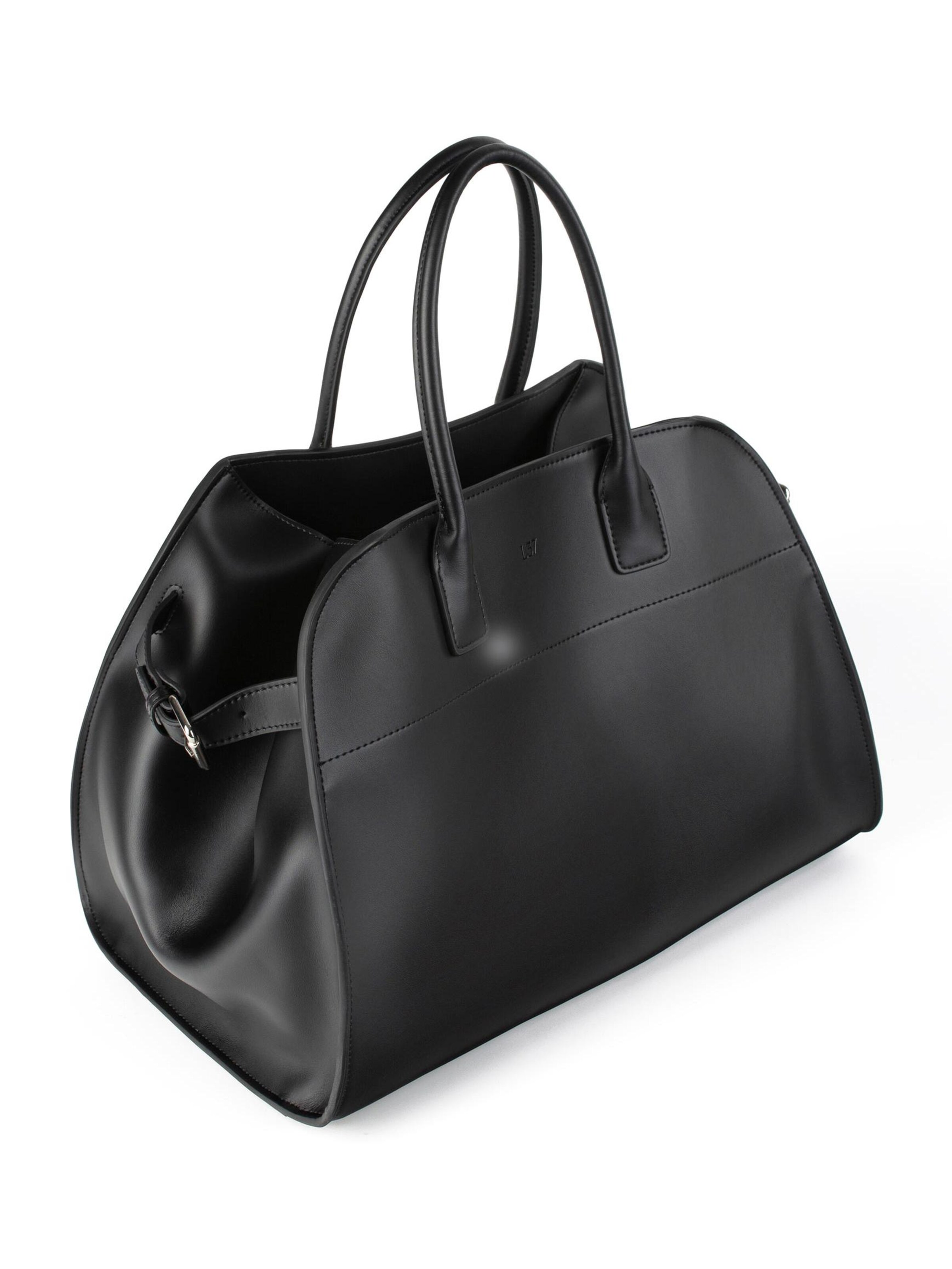 L37 HANDMADE SHOES - Bolso de mano 'BON VOYAGE' en negro