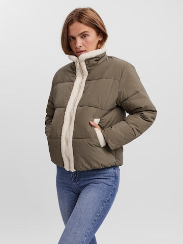 VERO MODA Jacke 'Chat' in Braun: predná strana