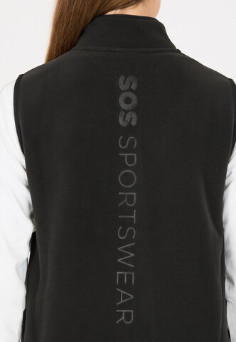 SOS Sportbodywarmer 'Draco' in Zwart