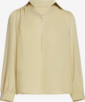 faina - Blusa em amarelo: frente