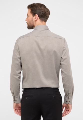 ETERNA Comfort Fit Baumwollhemd in Braun