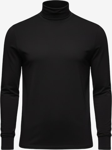 Ombre Shirt in Zwart: voorkant