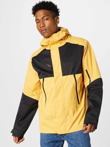 OAKLEY Outdoor jacket 'Crescent' in Yellow: front