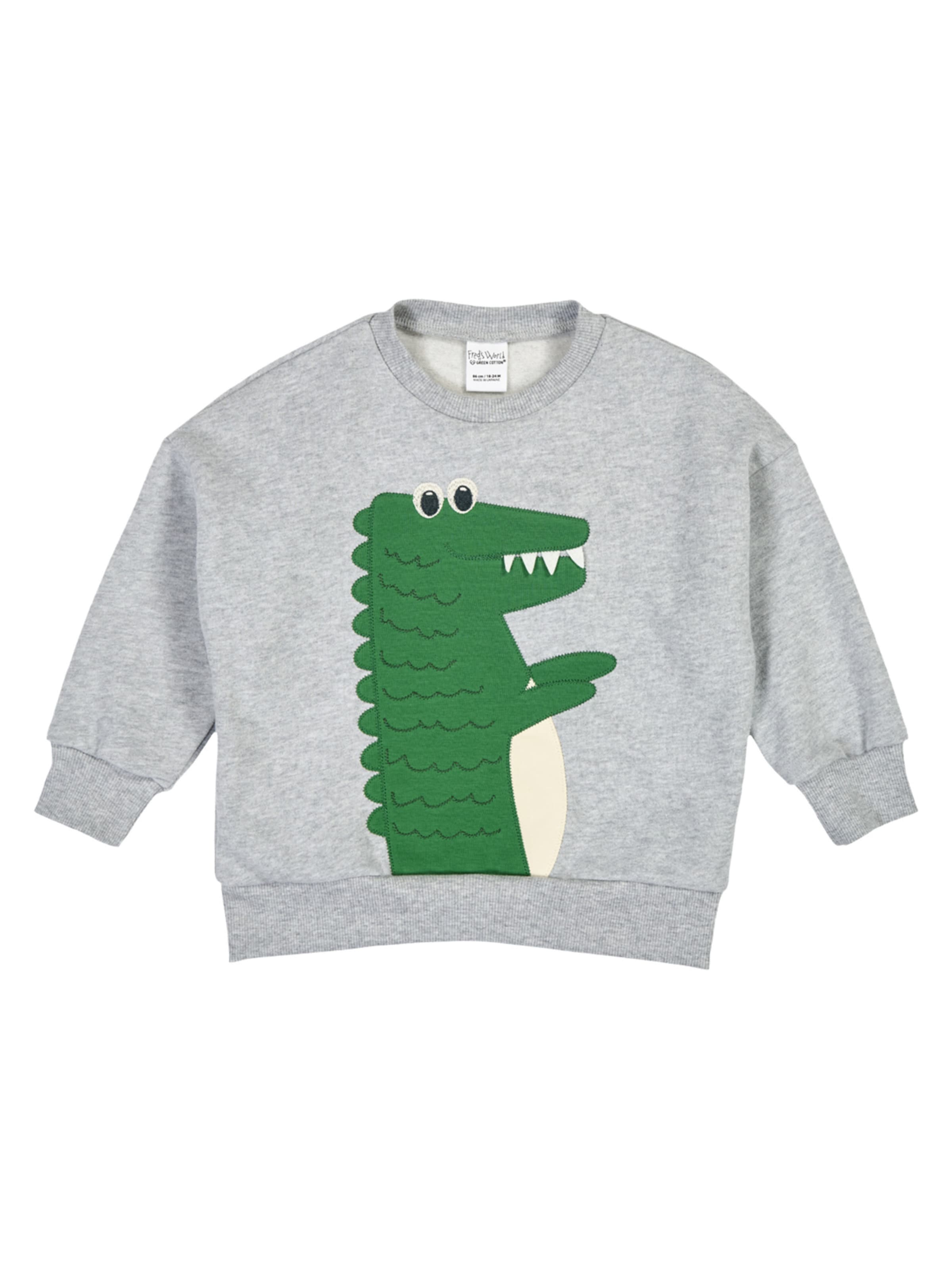 Fred's World by GREEN COTTON - Sweatshirt em cinzento: frente