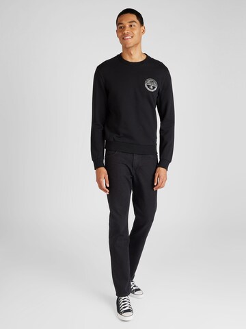 NAPAPIJRI Sweatshirt 'BOLLO' in Zwart