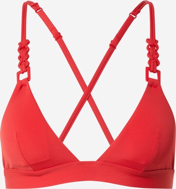 ETAM Triangle Bikini top 'ISA' in Red: front