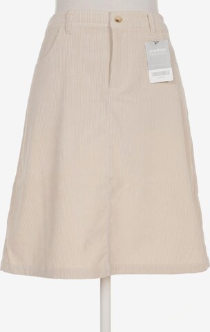 Cream Skirt in L in Beige: front