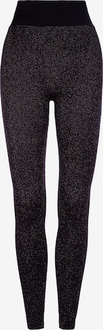 Coupe slim Leggings Marc & André en noir : devant