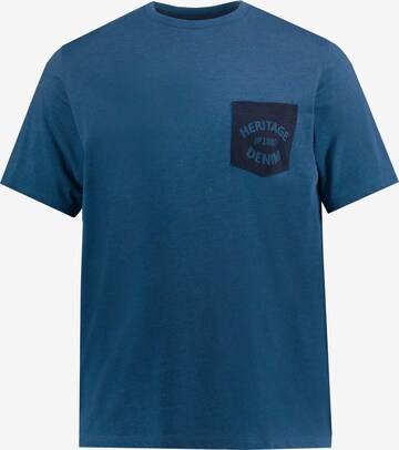 JP1880 Shirt in Blauw: voorkant