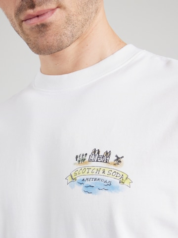 T-Shirt SCOTCH & SODA en blanc