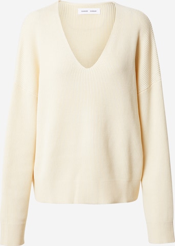 Samsøe Samsøe Sweater 'JOANNE' in Beige: front