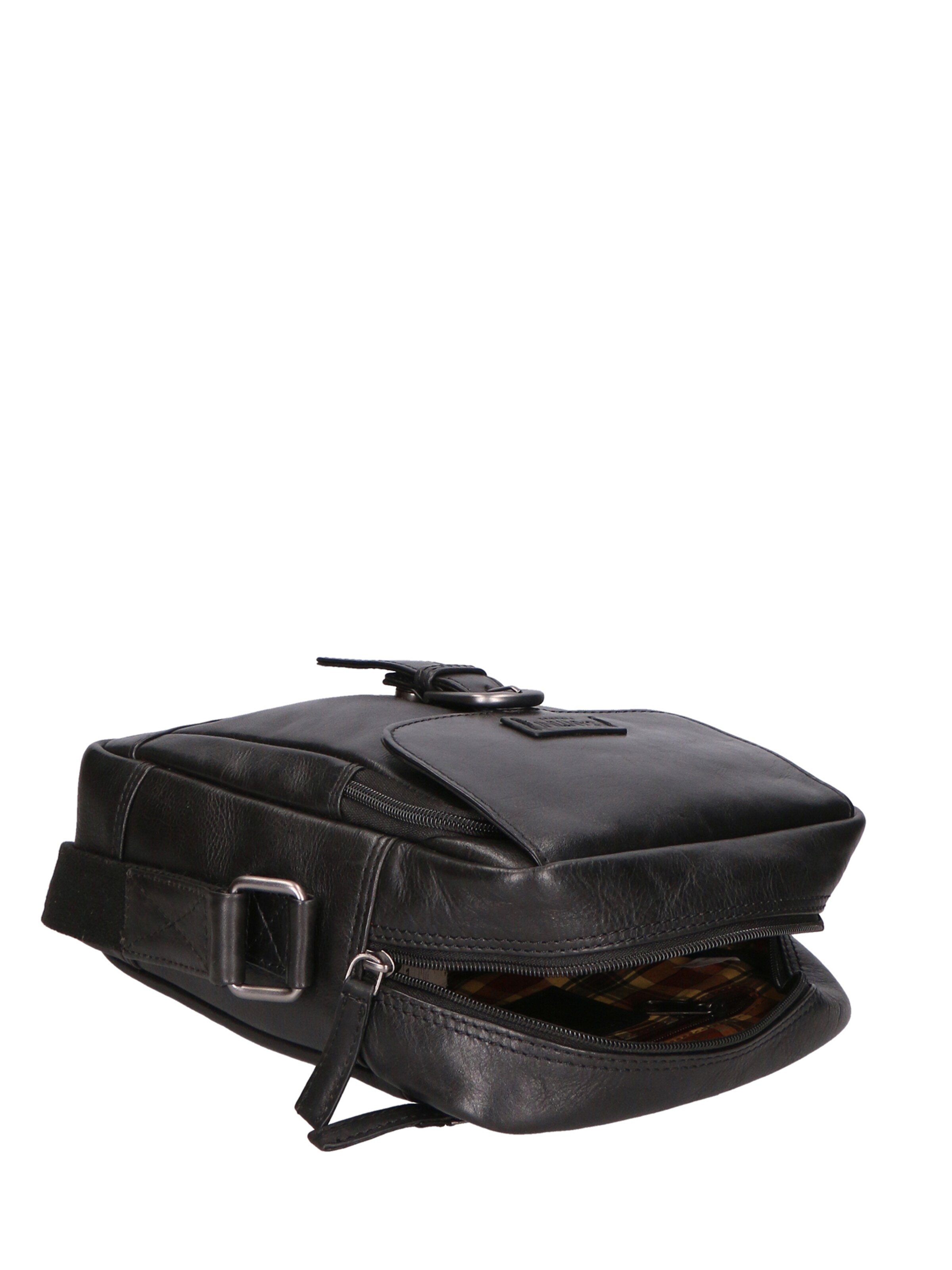 Santini Firenze Schoudertas in Zwart