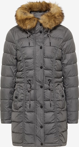 DreiMaster Klassik Winter Parka in Grey: front