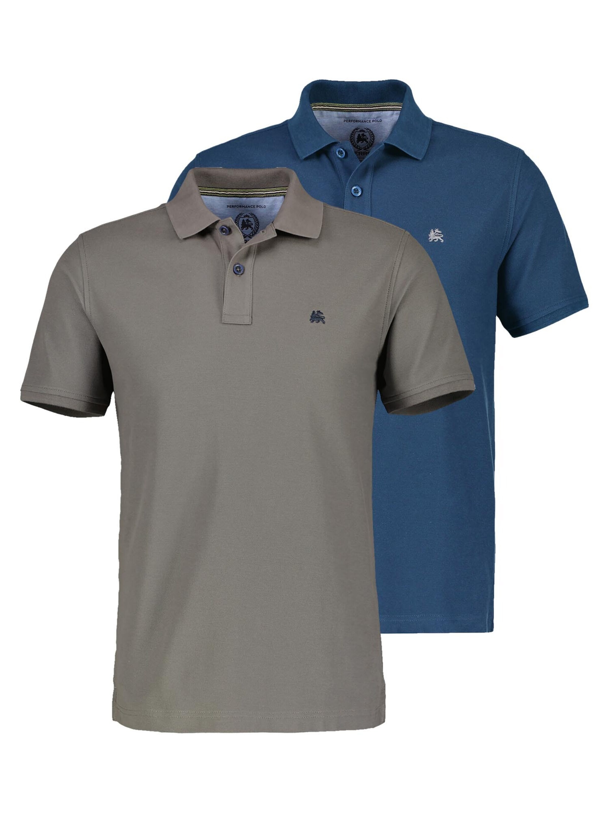 LERROS Shirt 'Basic' in S/Regular in mottled grey, Item view