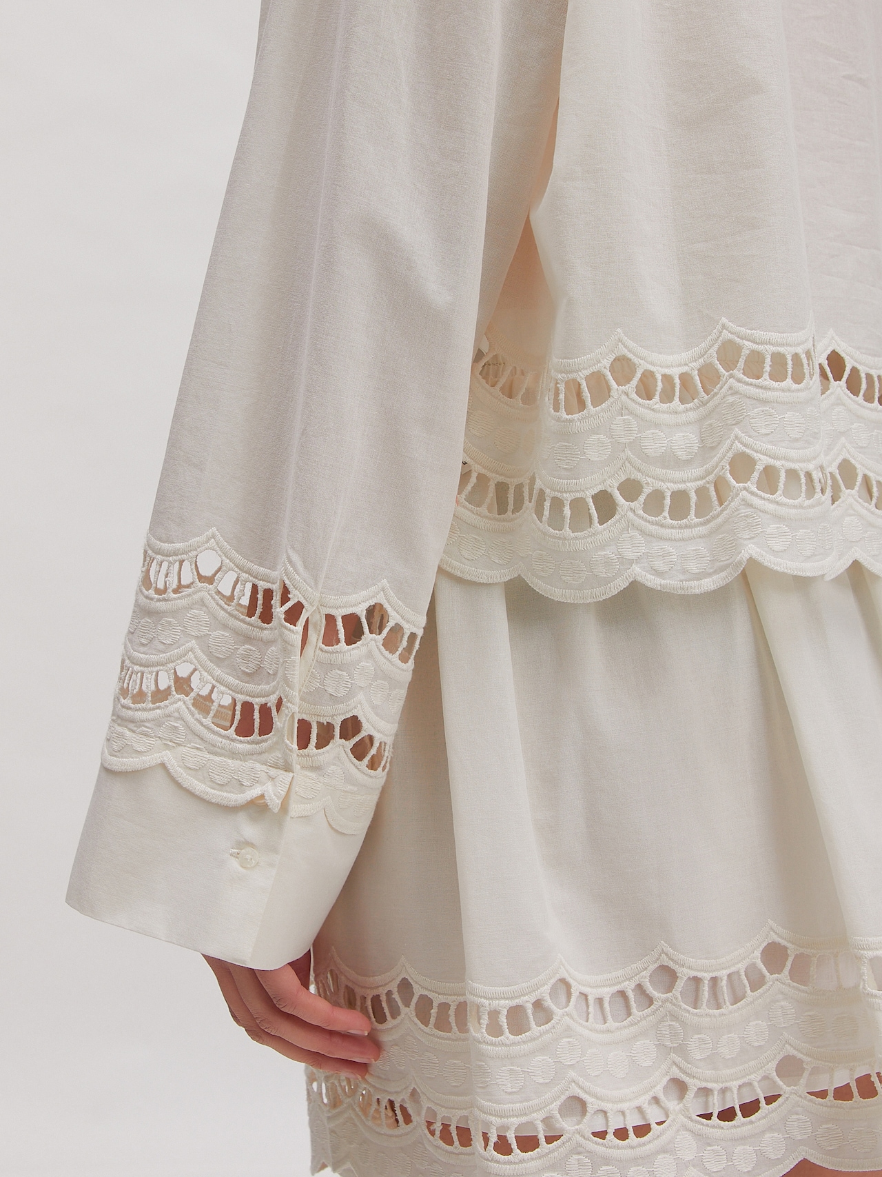 EDITED Producten Blouse 'Sophia' Ecru