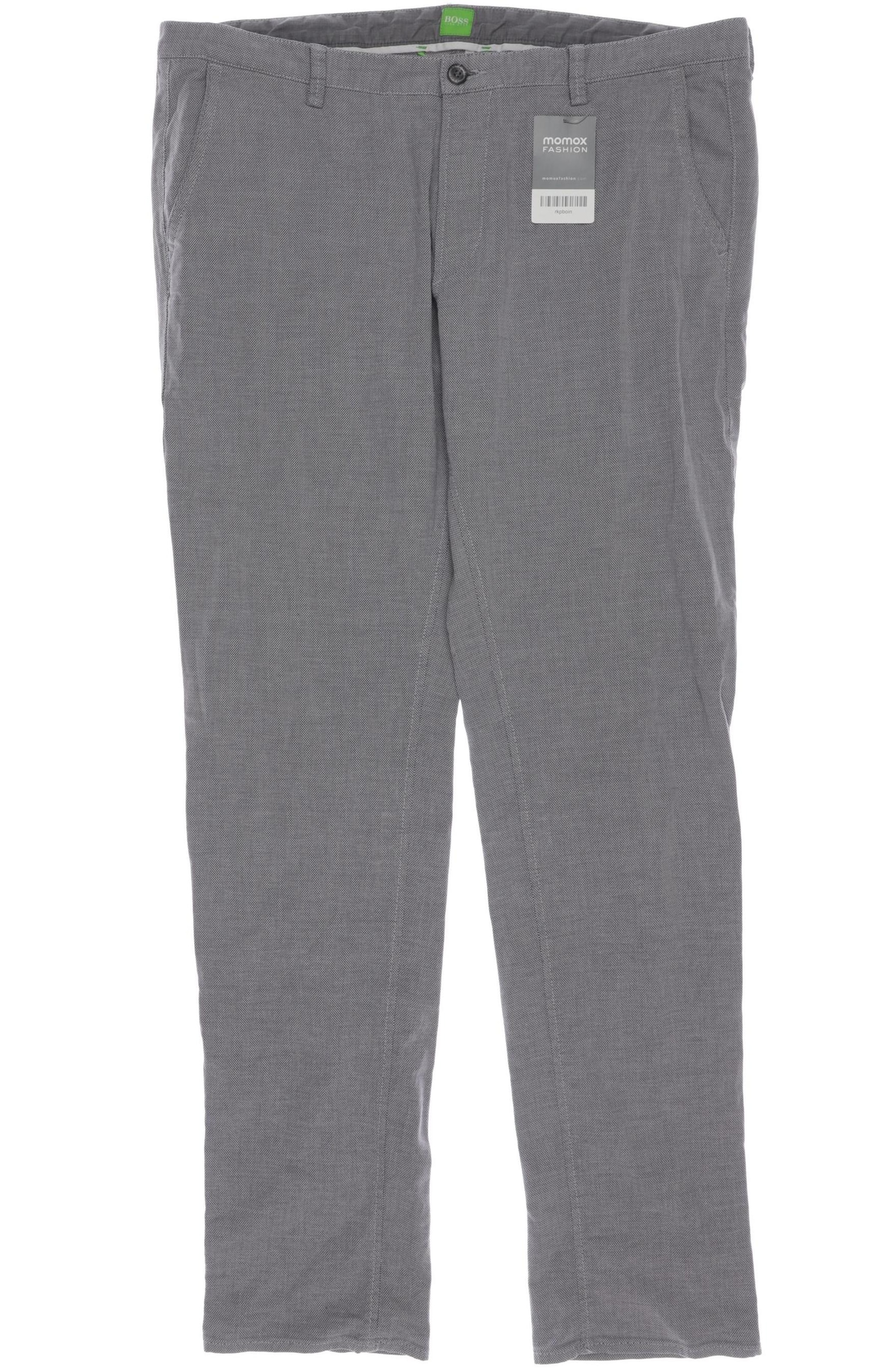 BOSS Green Pants in 38 in Grey: front
