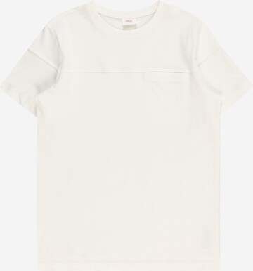 s.Oliver T-shirt i vit: framsida