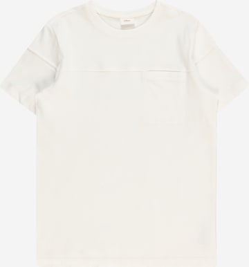 T-Shirt s.Oliver en blanc : devant