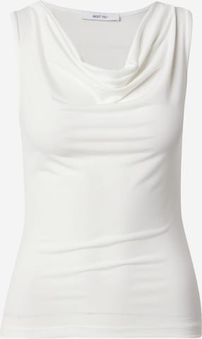 Top 'Jula' di ABOUT YOU in bianco: frontale