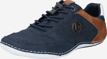 Baskets basses 'Canario' bugatti en bleu : devant