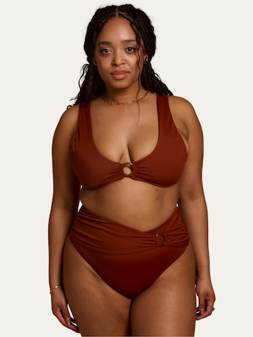 Slip bikini 'Biarritz' di Billie Swim in marrone