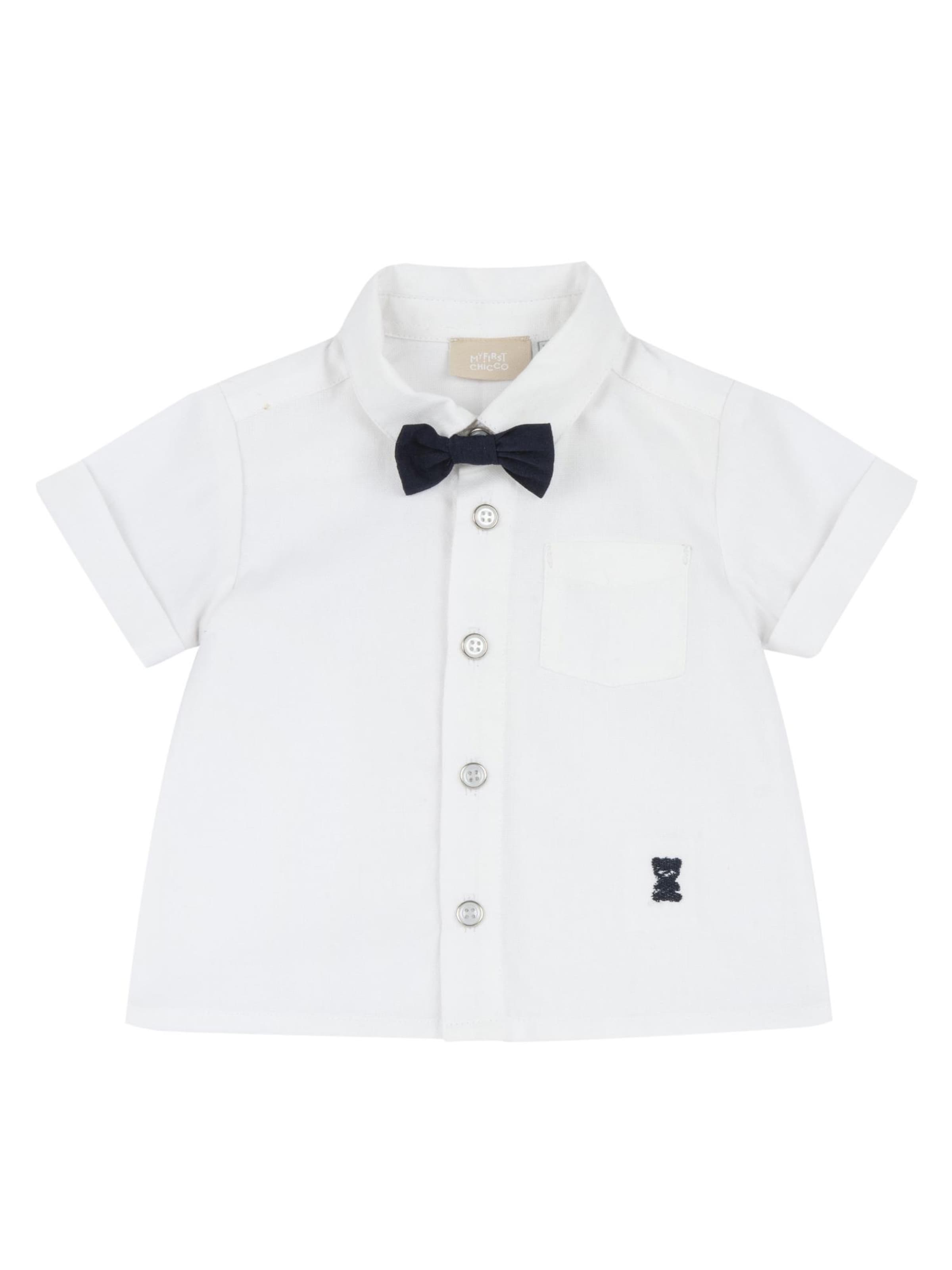 Chicco Regular fit Πουκάμισο σε λευκό: μπροστά