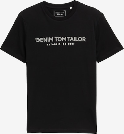 TOM TAILOR DENIM Paita värissä vaaleanharmaa / musta / valkoinen, Tuotenäkymä