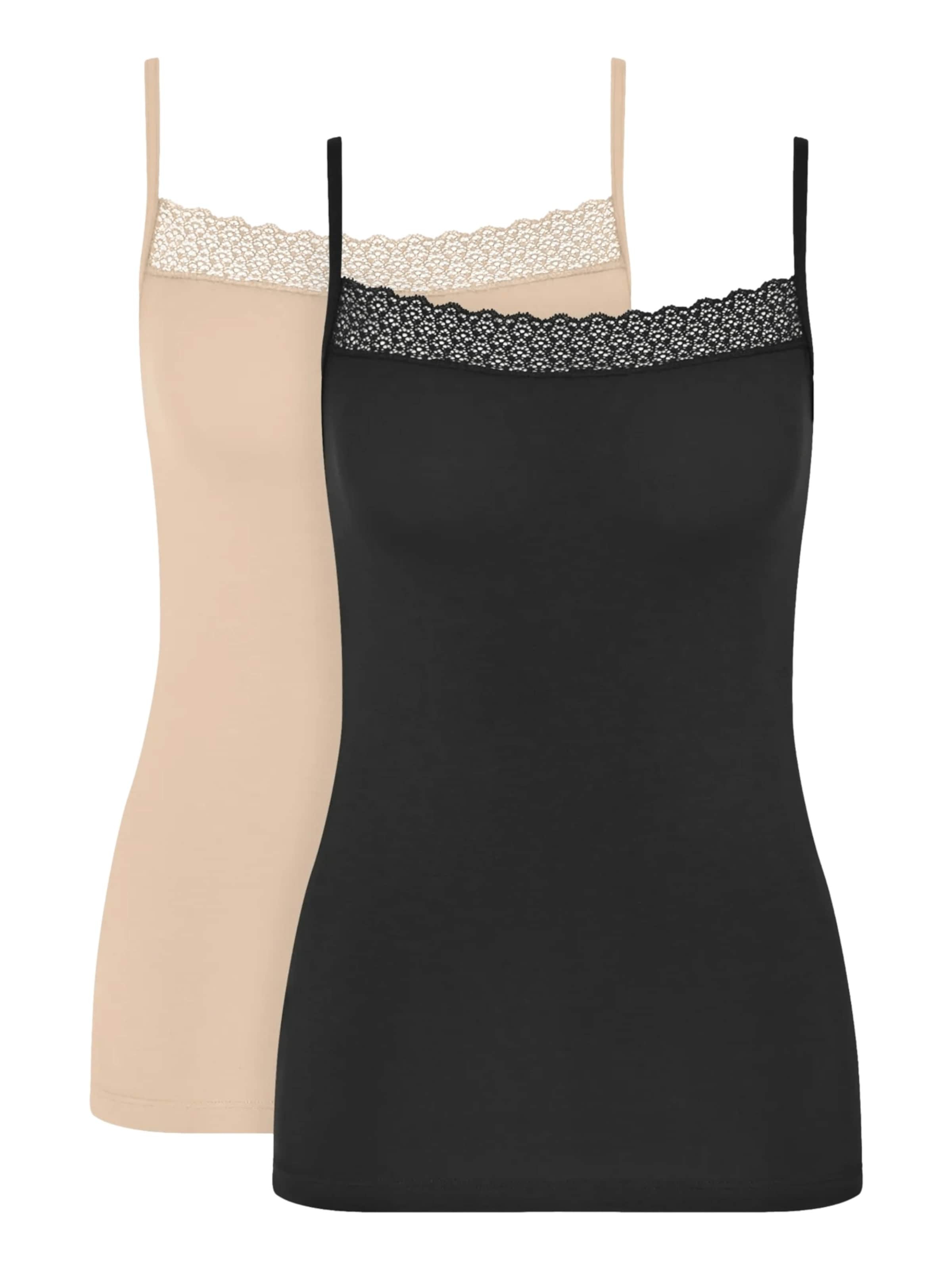 Top 'Feel of Modal' di TRIUMPH in nero: frontale