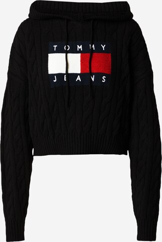 Tommy Jeans - Jersey en negro: frente