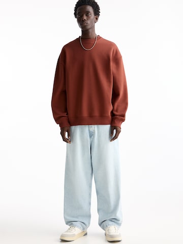 Pull&Bear Sweatshirt i brun