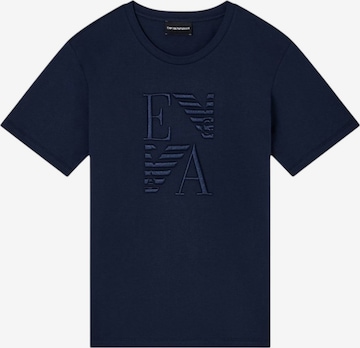 Maglietta di Emporio Armani in blu: frontale