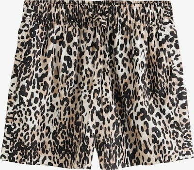 Kelnės iš Next, spalva – nebalintos drobės spalva / rausvai pilka / juoda, Prekių apžvalga