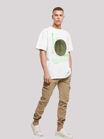 T-Shirt 'SevensQuared' F4NT4STIC en blanc
