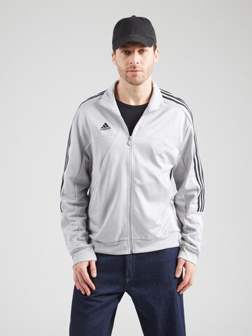ADIDAS SPORTSWEAR Sportsweatjacke 'Tiro' in Grau: Vorderseite