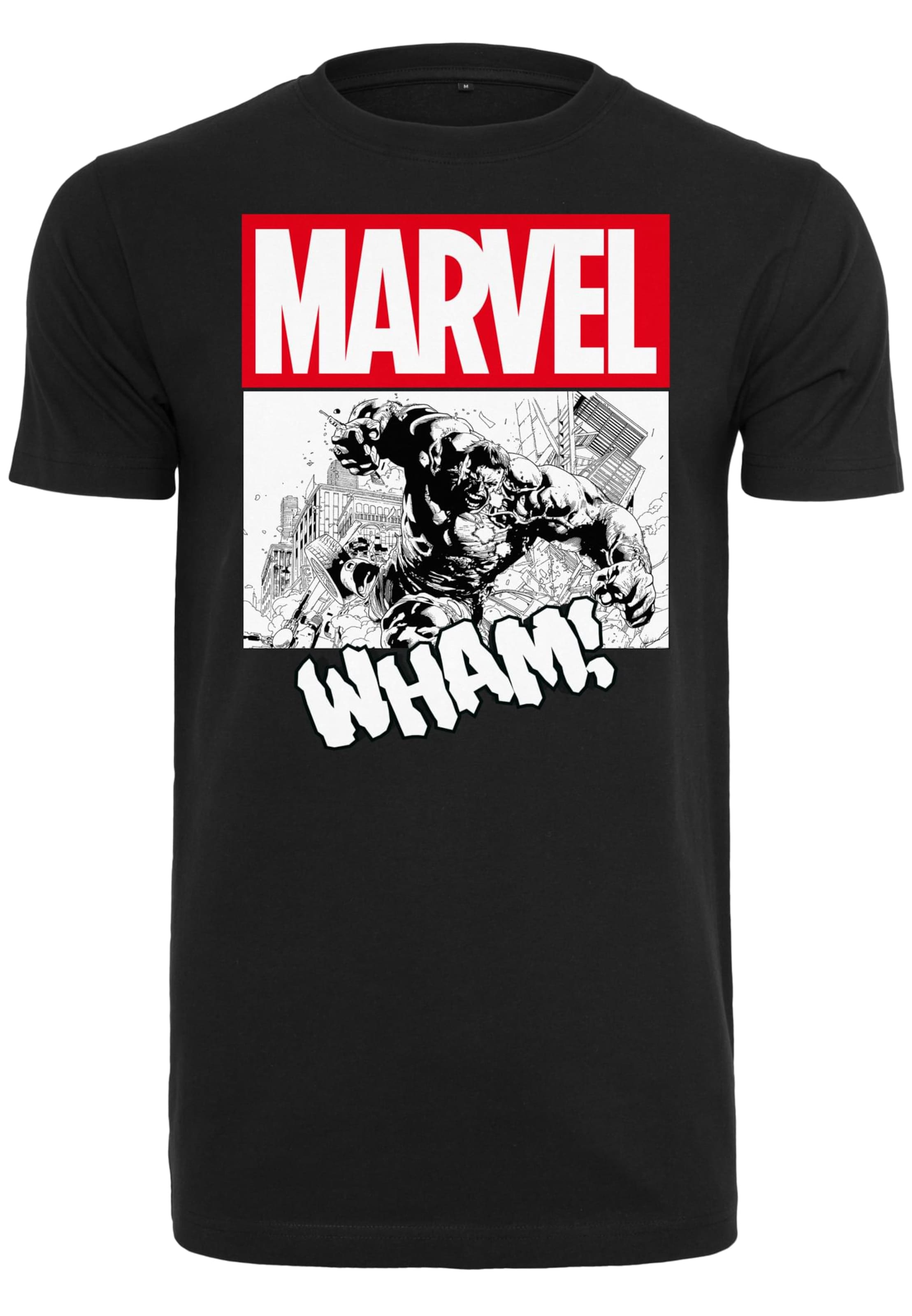 T-Shirt 'Avengers' Merchcode en noir : devant