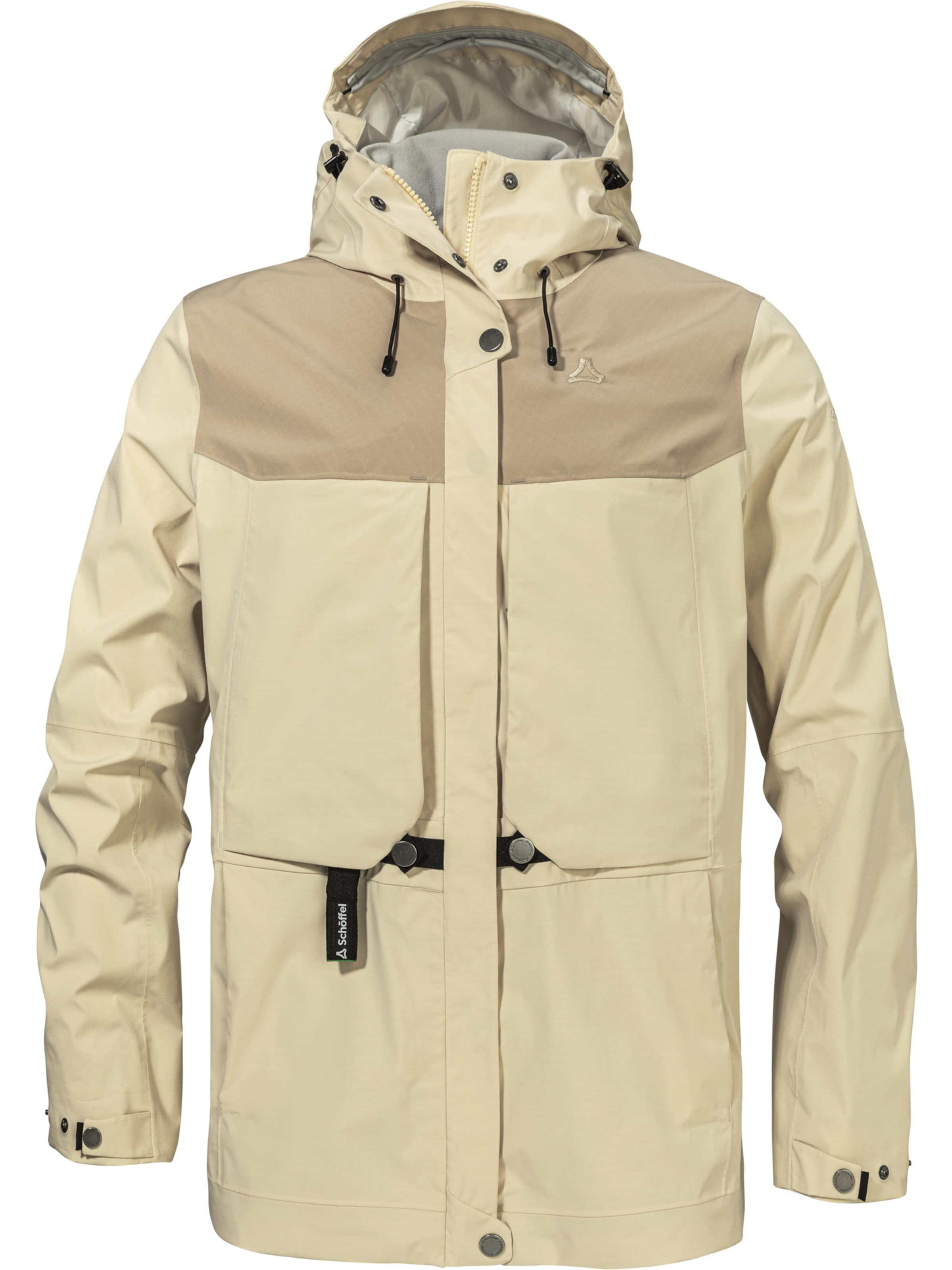 Schöffel Funktionsjacke 'Maghera' in Beige: Vorderseite