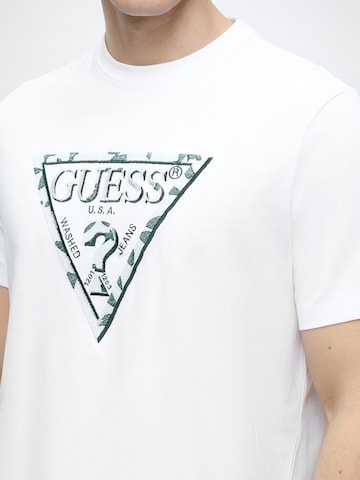 T-Shirt GUESS en blanc