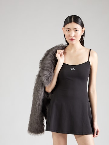 DIESEL Summer dress 'D-NEWHOP-OD' in Black: front