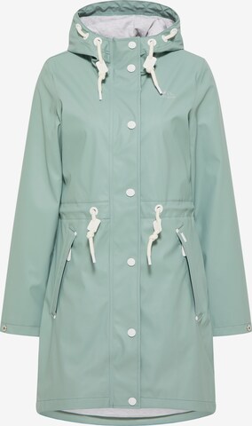 ICEBOUND Raincoat in Green: front