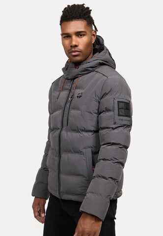 Veste d’hiver 'Arvidoo' STONE HARBOUR en gris : devant