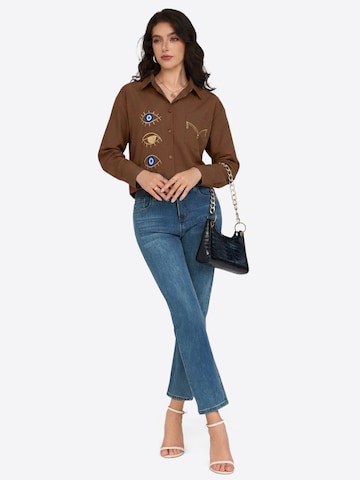 Camicia da donna di Imily Bela in marrone