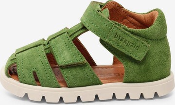 BISGAARD Odprti čevlji 'Anker' | zelena barva