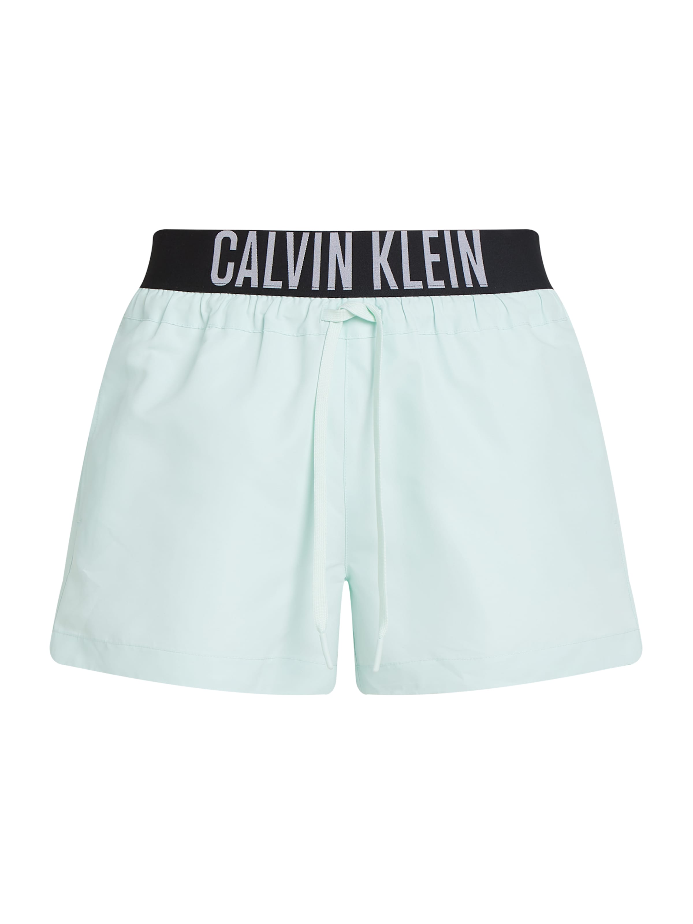 Calvin Klein Swimwear Shorts de bain en bleu pastel / noir, Vue avec produit