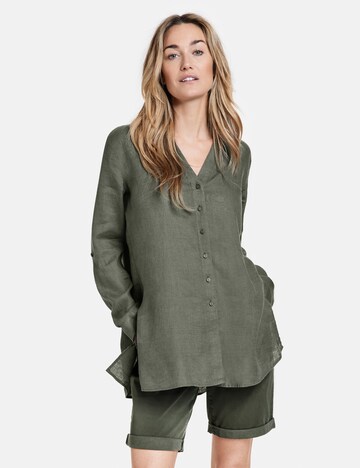 GERRY WEBER Blouse in Groen: voorkant