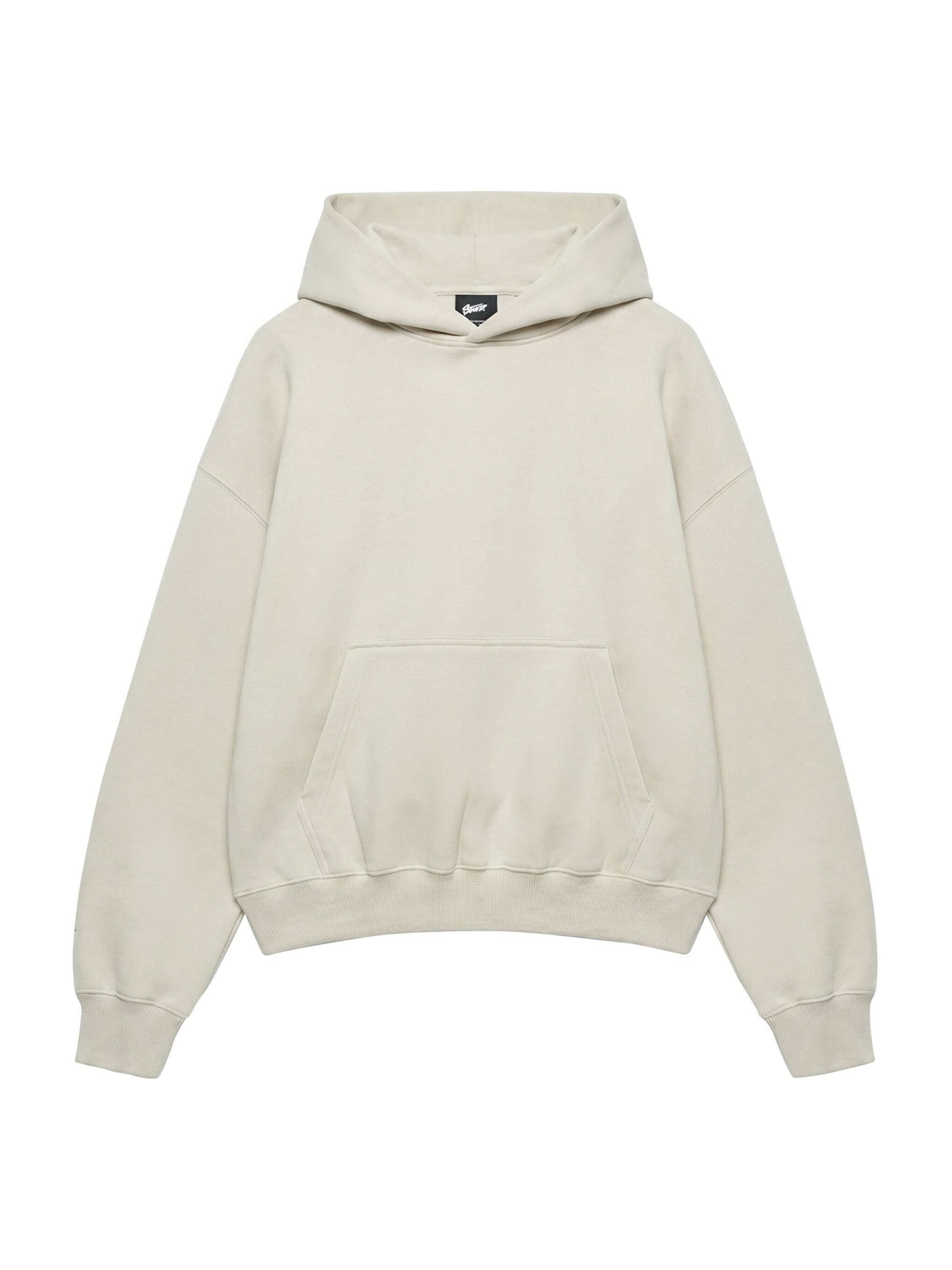 Pull&Bear Sweatshirt 'STWD' in XS in Sand / Cognac, Item view